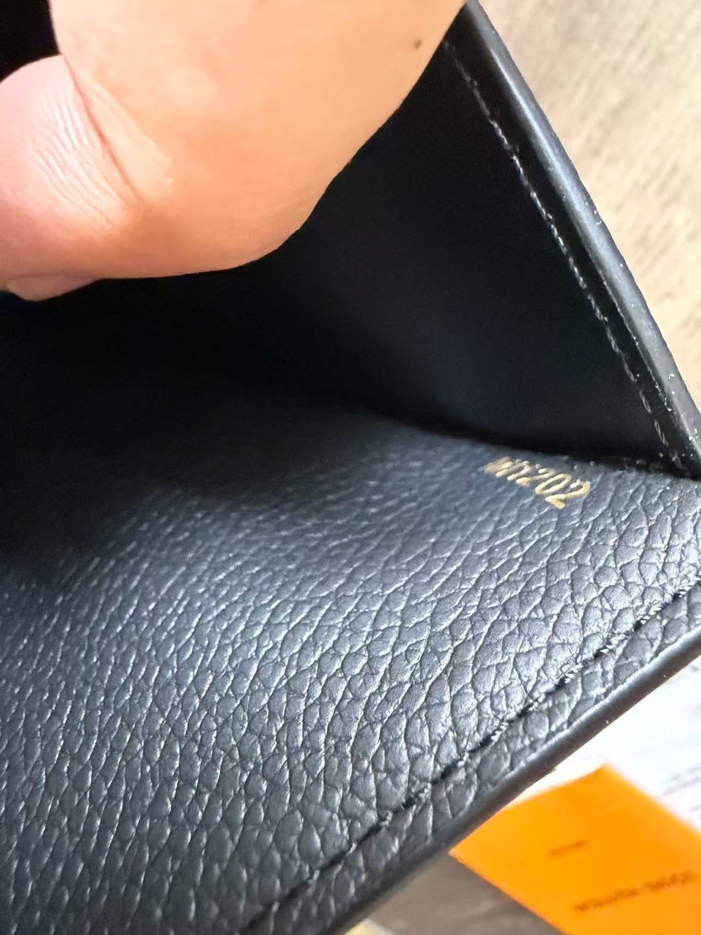 Louis Vuitton Black Monogram Envelope Wallet with Gold Snap - Picture 13 of 16